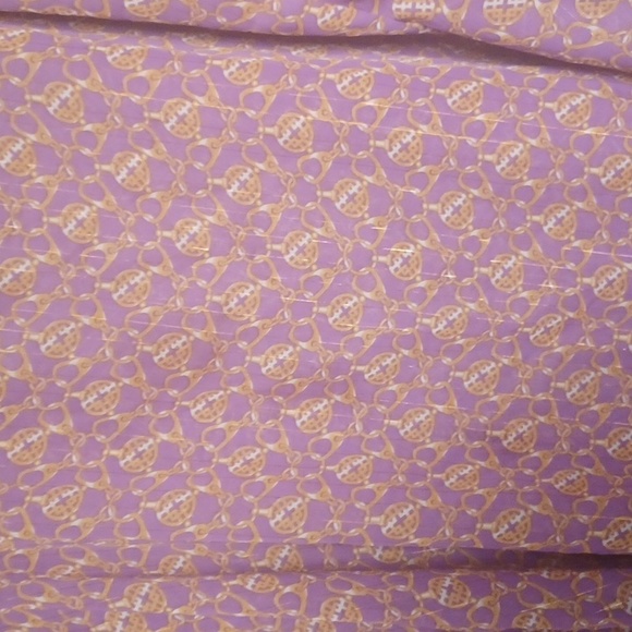 LAST CHANCE * Jaclyn Smith Sheer Top Medium gold and purple - Picture 3 of 7